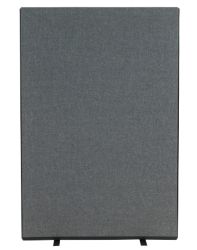 Versatile Freestanding Dividing Screens Woolmix Fabric Grey 1200 x 1800 mm