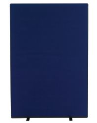 Versatile Freestanding Dividing Screens Woolmix Fabric Royal Blue 1200 x 1800 mm