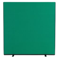 Versatile Freestanding Dividing Screens Woolmic Fabric Pine Green 1500 x 1500 mm