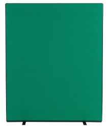 Versatile Freestanding Dividing Screens Woolmic Fabric Pine Green 1500 x 1800 mm