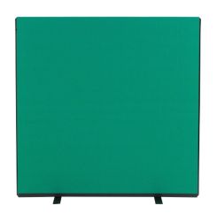Versatile Freestanding Dividing Screens Woolmic Fabric Pine Green 1200 x 1200 mm