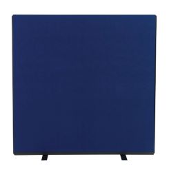 Versatile Freestanding Dividing Screens Woolmix Fabric Royal Blue 1200 x 1200 mm