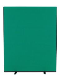 Versatile Freestanding Dividing Screens Woolmic Fabric Pine Green 1200 x 1500 mm