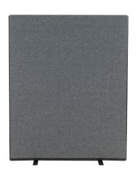 Versatile Freestanding Dividing Screens Woolmix Fabric Grey 1200 x 1500 mm