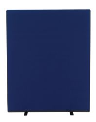 Versatile Freestanding Dividing Screens Woolmix Fabric Royal Blue 1200 x 1500 mm