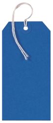 Coloured Strung Tags Blue