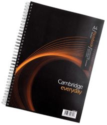 Cambridge Wirebound Notebooks Ruled and Margin A4 10 pk