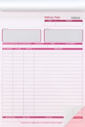 2 Part Delivery Note Books 203 x 279mm