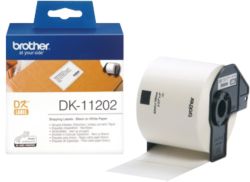 Brother DK 11202 QL Shipping Labels 62x100mm White Roll of 300