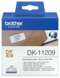 Brother DK 11209 QL Address Labels Small 29x62mm White Roll of 800