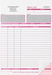 Ease Apart Personalised Delivery Note Set 2 Part 203 x 279 mm 250 Sets Per Pack