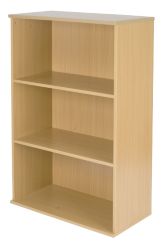 Newbury Office Environment Medium Bookcase Maple 80W x 40D x 1215H cm