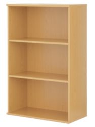Newbury Office Environment Medium Bookcase Oak 80W x 40D x 1215H cm