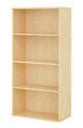 Newbury Office Environment High Bookcase Beech 80W x 40D x 160H cm
