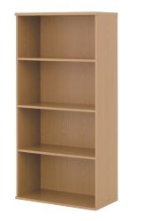 Newbury Office Environment High Bookcase Oak 80W x 40D x 160H cm