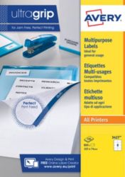 Avery Multi Function and Copier Labels 105 x 74mm 800 Labels Per Box 3427 