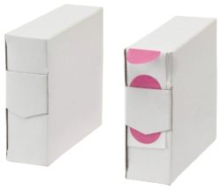 Round Adhesive Labels Pink pk 1000
