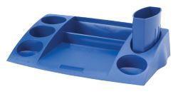 Avery Desk Tidy Blue 55H X 270W X 152Dmm
