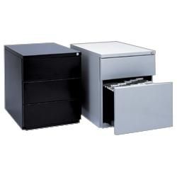 Bisley Mobile Pedestal Black 3 Drawer 420 x 510 x 570 mm