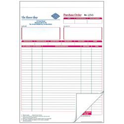 Ease Apart Personalised Purchase Order Sets 3 Part 203 x 178 mm 250 Sets Per Pack