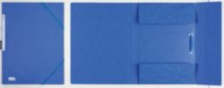 Elba 3 Flap Elasticated Folder Royal Blue
