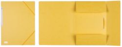 Elba 3 Flap Elasticated Folder Yellow