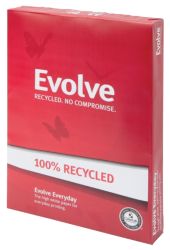 Evolve Office Recycled Printer Paper White A3 80gsm