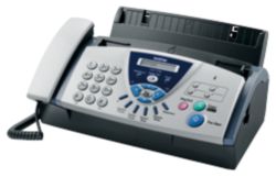Brother FAX T106 Thermal Transfer Plain Paper Fax Machine With TAM 