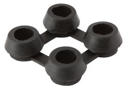 Doortex Rubber Honeycomb Connector Links Black 10pk