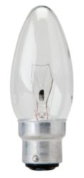 Candle Bulb BC 60WClear 