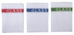 Glass Tea Towel Cotton 500X760mm 10 Pk