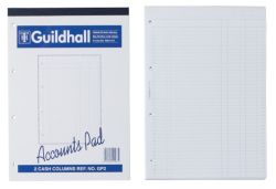 Guildhall Analysis Pads 2 Cash Columns On Each Page 298 x 210 mm