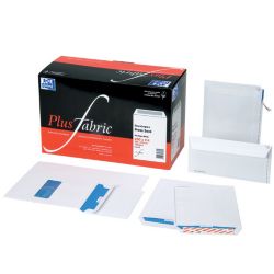 Plus Fabric Self Seal Envelopes 120gsm White C4 324 x 229 mm 250 Per Box