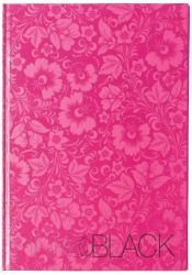 Pink Black Casebound Hardback Notebook A4