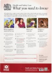 Heath and Safety Law Poster