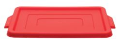 Stacking Storage Crates Lids Mini Red 3pk
