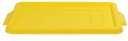 Stacking Storage Crates Lids Mini Yellow 3pk