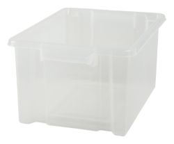 Stacking Storage Crates Mini Clear 3pk