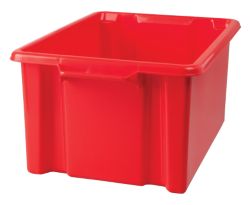 Stacking Storage Crates Maxi Red 2pk