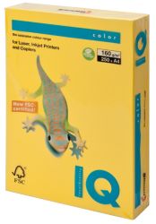 Mondi IQ Coloured Card Deep Yellow A4 160gsm