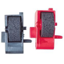Printing Calculator Ink Roller Black Red Twin Pack