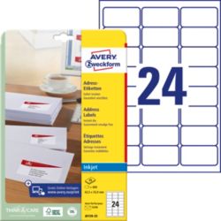 Avery Inkjet Addressing Labels
