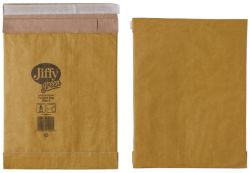 Jiffy Padded Bags Peel And Seal 90gsm Manilla Bag No 2 196 x 285 mm 100 Per Box