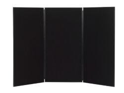Jumbo 3 Panel Display Unit Black