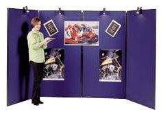 Jumbo 4 Panel Display Unit Blue