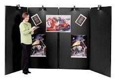 Jumbo 4 Panel Display Unit Black