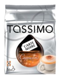 Tassimo Carte Noire Cappuccino Coffee T Discs 16 Pack