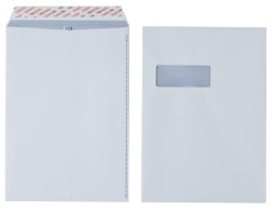 Plus Fabric Power Tac Peel And Seal Window Envelopes 120gsm White C4 324 x 229 mm 250 Per Box