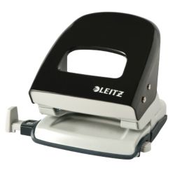 Leitz NeXXT Series Two Hole 25 Sheet Capacity Punch Black