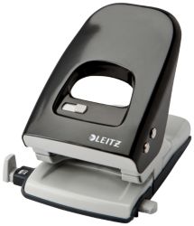 Leitz NeXXT Series Two Hole 40 Sheet Capacity Punch Black